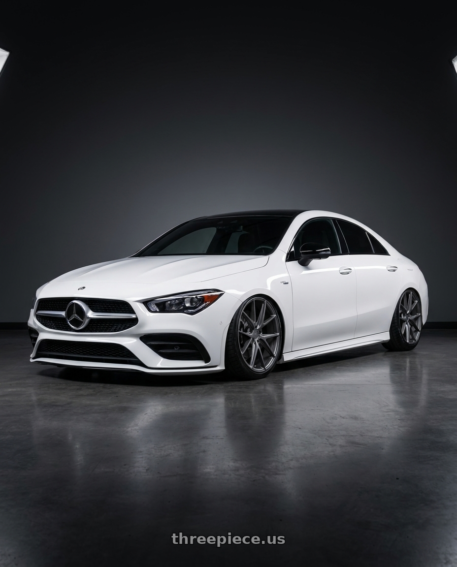 2023 Mercedes-Benz CLA C118 with Niche 1PC M116 MISANO 5X112 19X8.5 +25 MATTE GUN METAL wheels