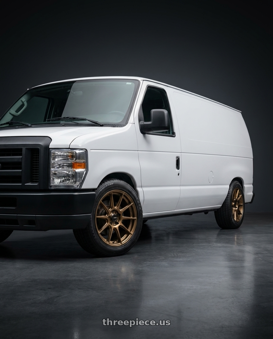 2010 Ford E 450 with Konig Ampliform 5x100 18x8.5+44 Gloss Bronze wheels