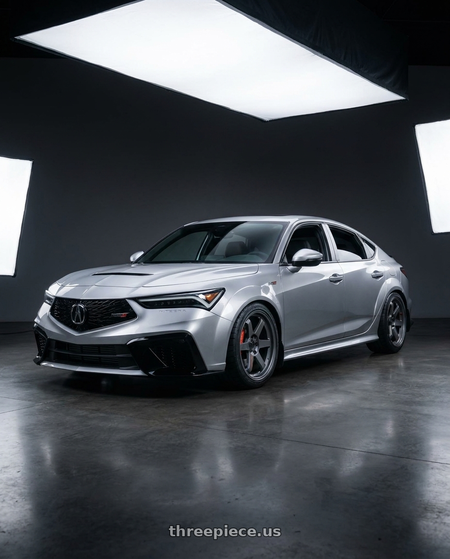 2025 Acura Integra Type S with Kansei K12G KNP 5X120 19x9.5 35 Gunmetal wheels