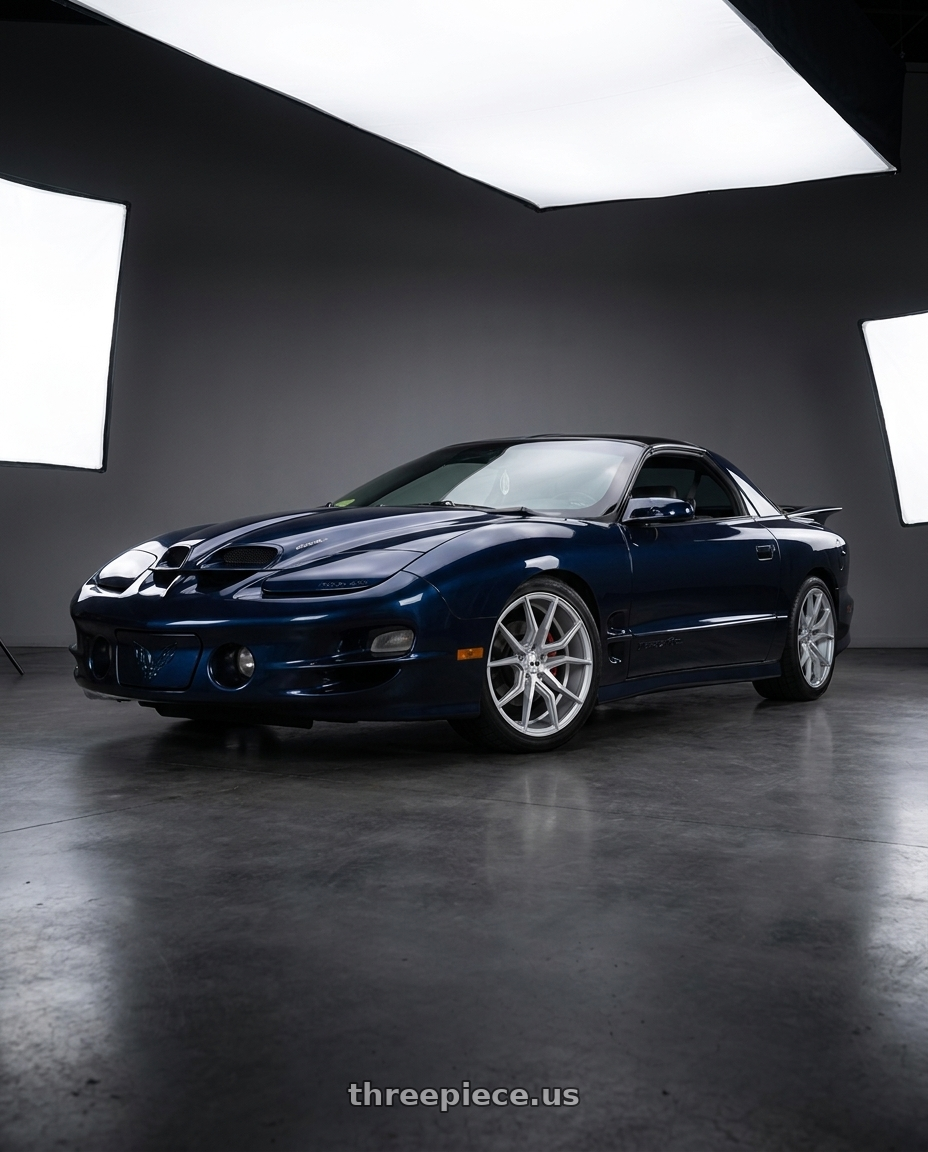 1999 pontiac trans am with XO VERONA 5X120.65 19X10 +37 MATTE SILVER wheels