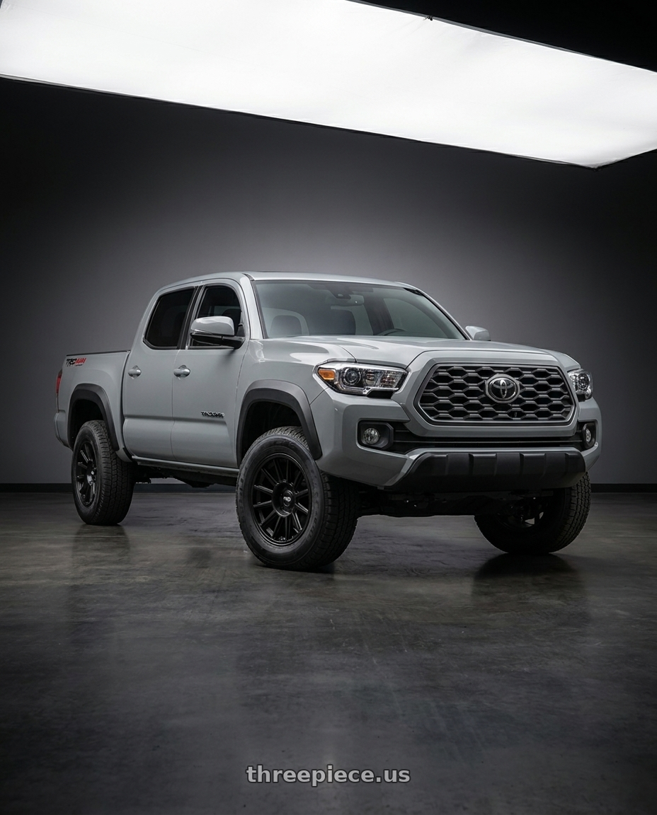 2022 Toyota Tacoma Limited with Dirty Life Journey 9316 6x139.7 17x8.5+0 Matte Black wheels
