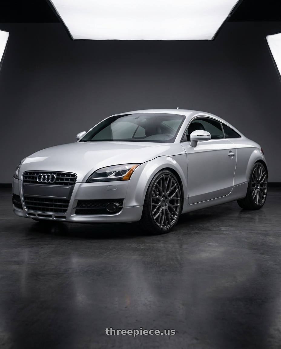2008 Audi TY with TOUREN TR76 3276 5x112 17x8 +35 GLOSS GRAPHITE wheels