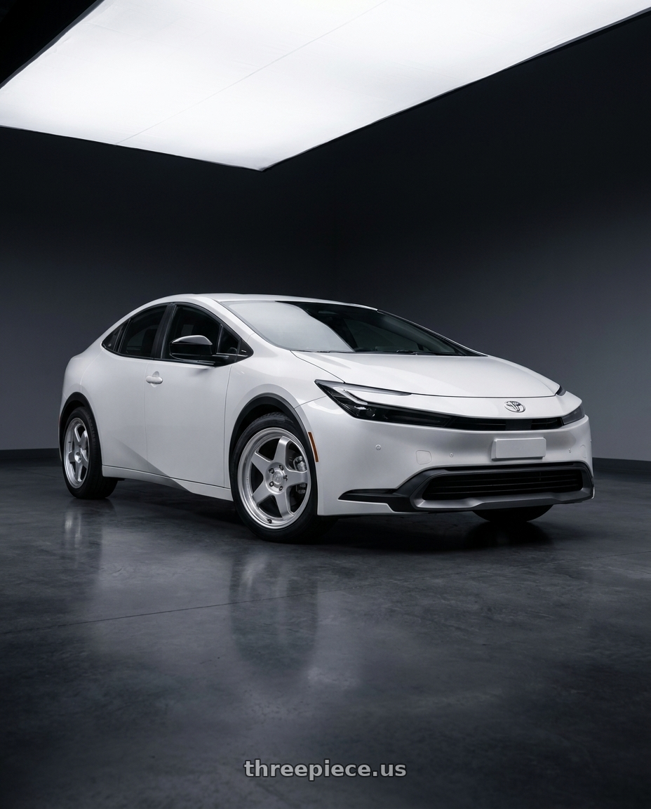 2023 Toyota Prius with fifteen52 CHICANE 5x114.3 / 5x120 19x8.5 +35 SPEED SILVER (GLOSS SILVER) wheels