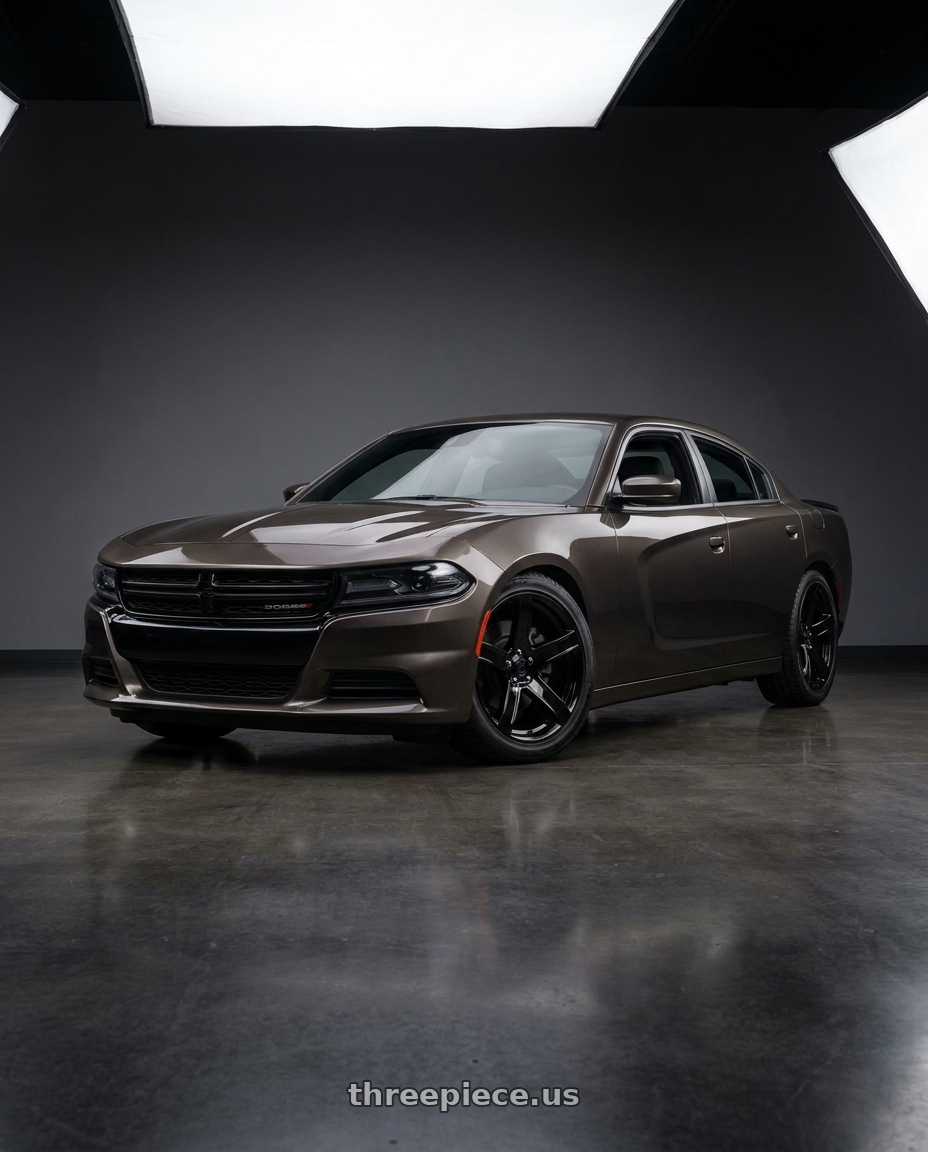 2021 Dodge Charger SXT with OE Wheels DG22 5x115 20x9.5+18 Black wheels