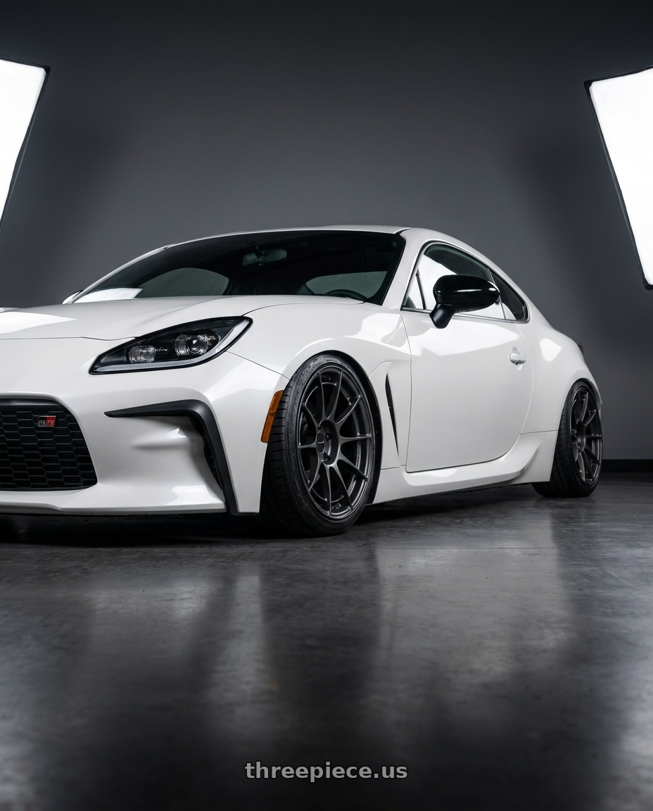 2024 Toyota gr86 with Enkei NT03RR 5x100 17x9.0+40 Gunmetal wheels