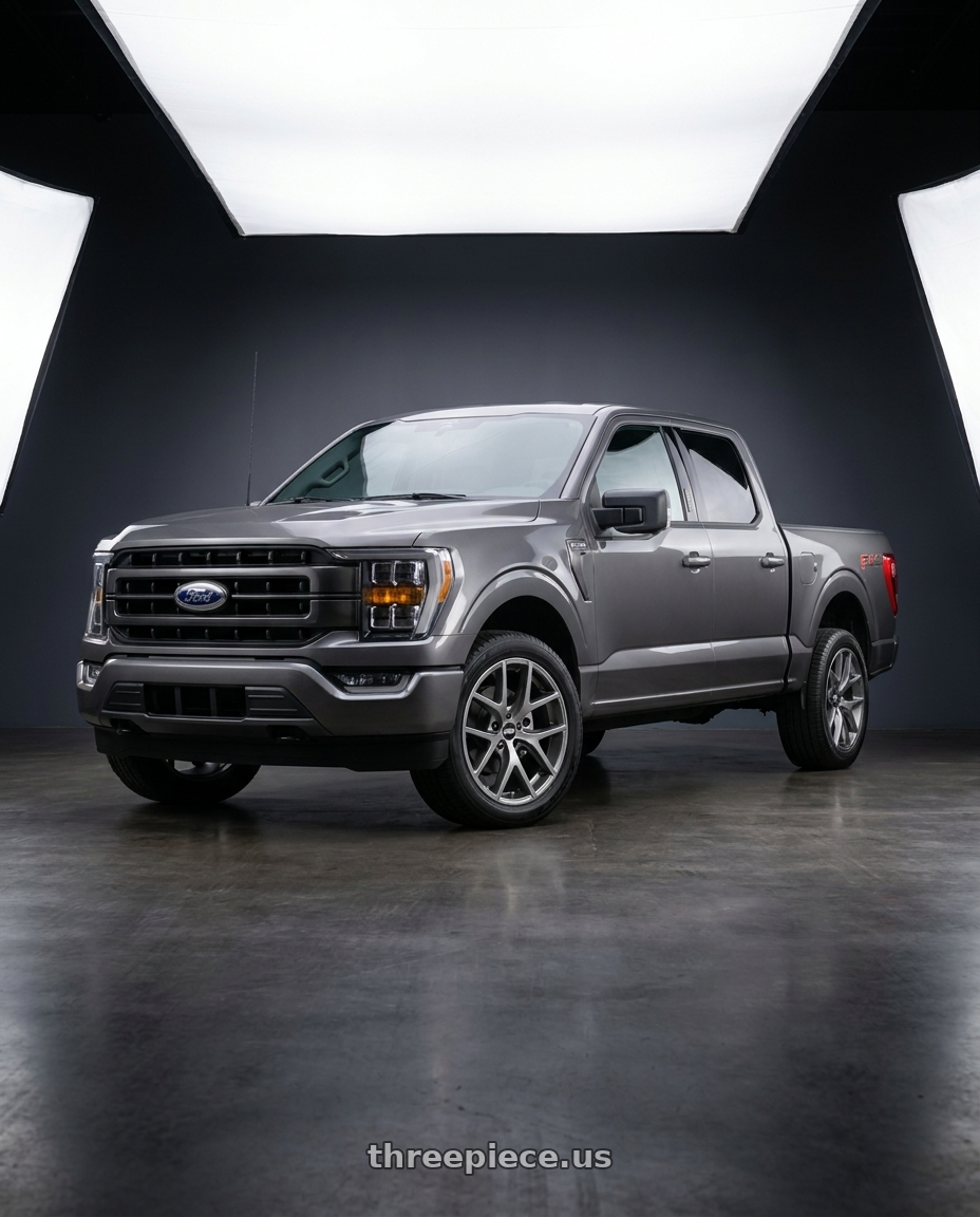 2021 Ford F-150 with BBS TL-A 6x135 20x9.0+12 Satin Platinum wheels