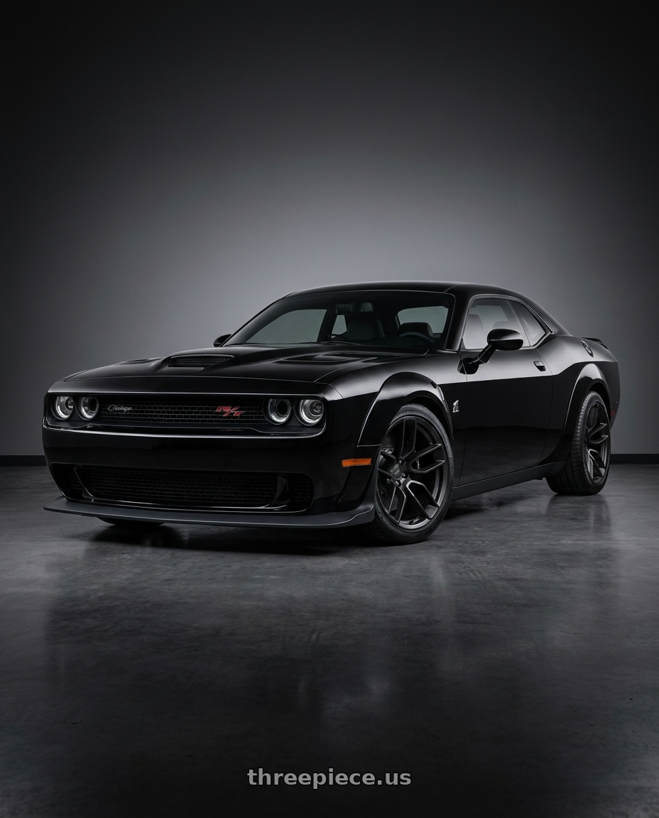2021 Dodge Challenger R T with MRR M392 5x115 20x9.5  +12 Matte Black fit Charger Challenger wheels