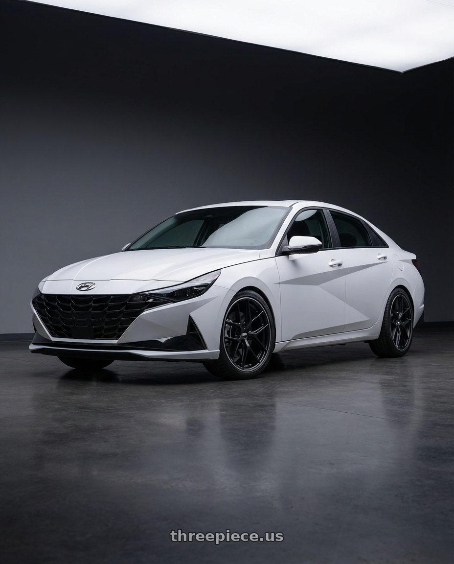 2024 Hyundai Elantra N with BBS CC-R 5x114.3 19x8.5+30 Satin Black wheels