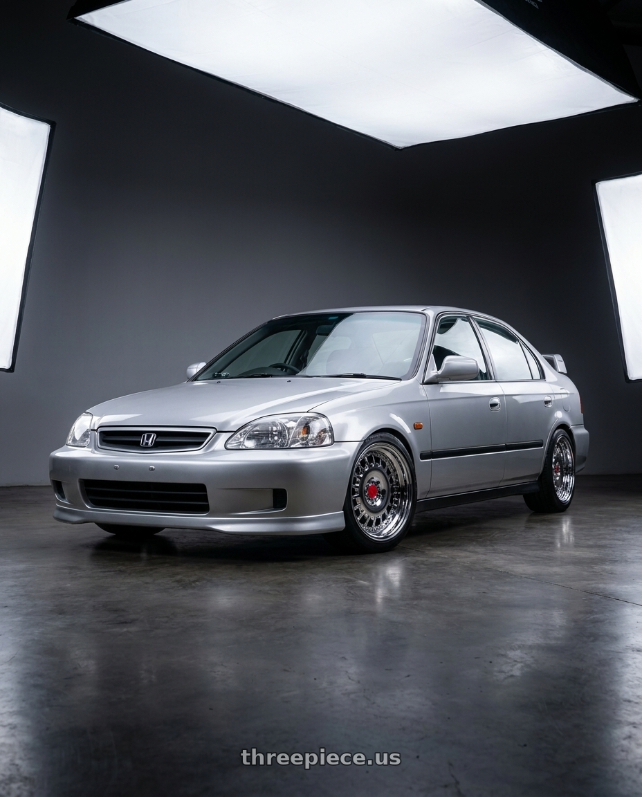 1999 honda civic with Heritage Wheel RING wheels