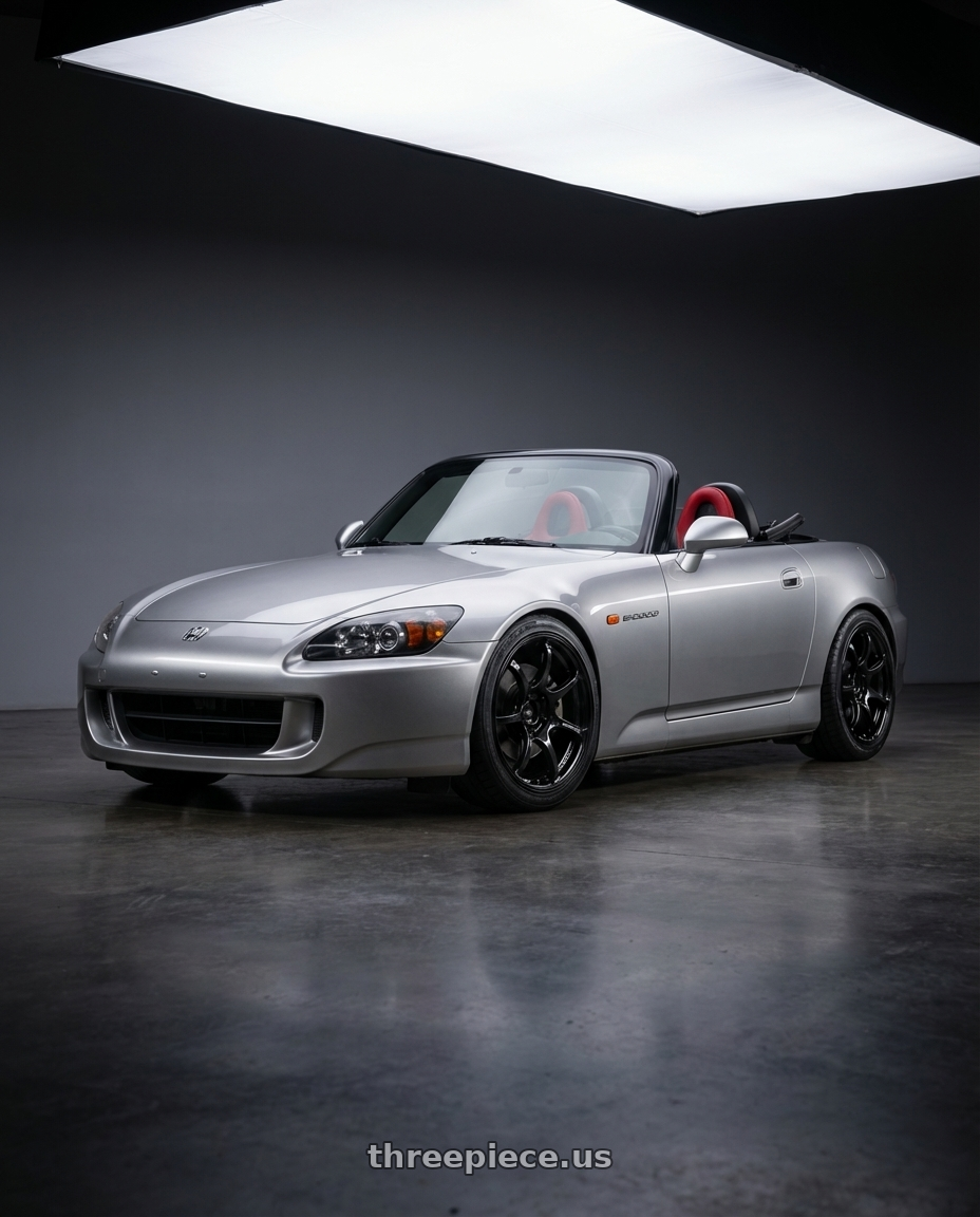 2009 Honda S2000 with Advan RGIII 5x114.3 17x8.0+45 Gloss Black wheels