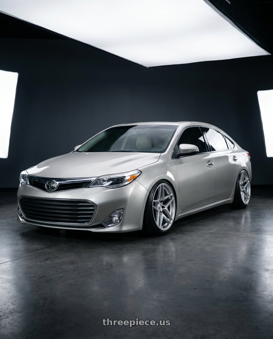 2013 toyota avalon with Kansei K15H Astro 5x114.3 19x9.5 35 Hyper Silver wheels
