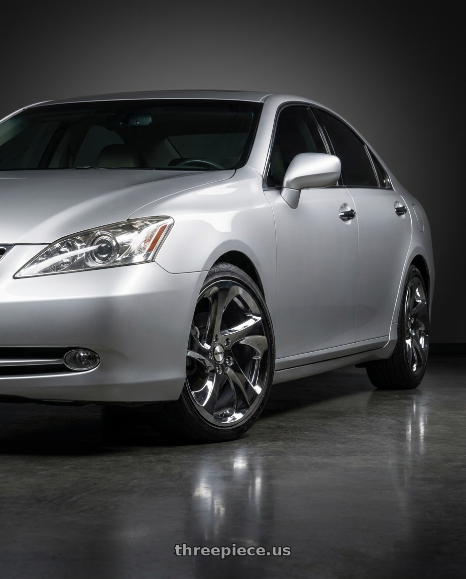 2007 Lexus Es 350 with Shift Strut 5x114.3 17x8 +35 Chrome wheels