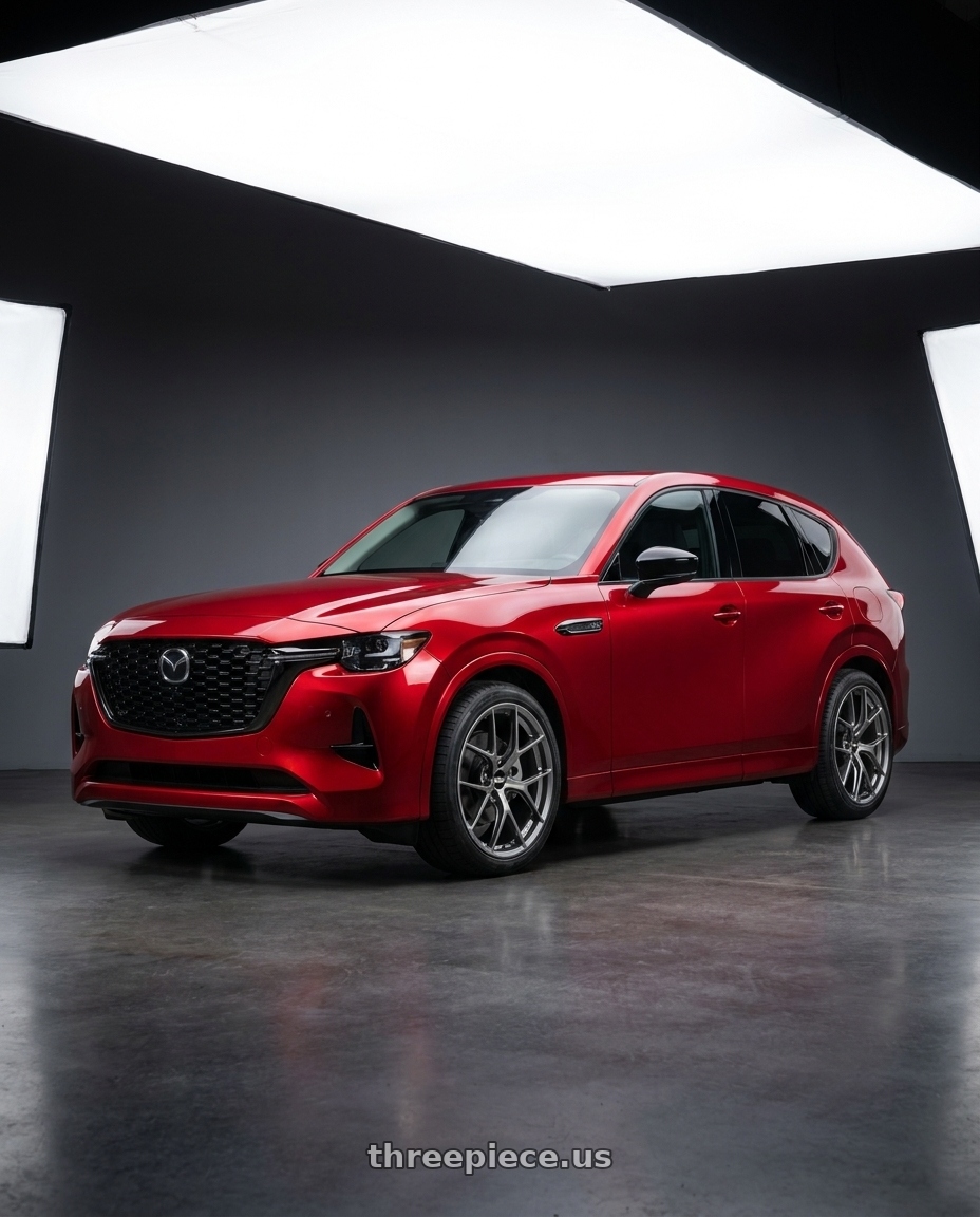 2024 Mazda CX60 33T with BBS FI-R 5x120 20x9.5+22 Gloss Platinum wheels