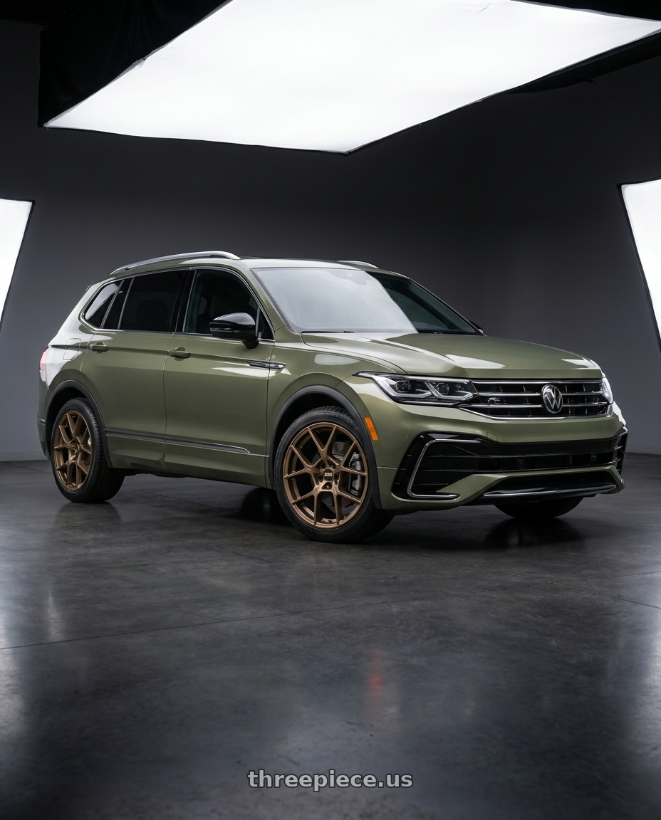 2026 VW Tiguan SEL R-Line with BBS XR 5x112 20x8.5+44 Matte Bronze wheels