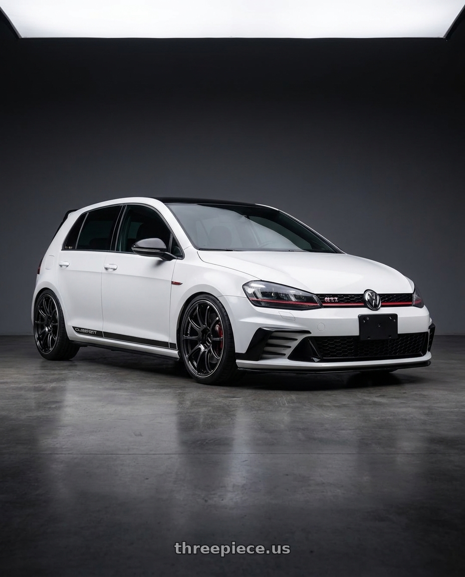 2016 Golf gti mk7 club sport edition 40 with Advan Racing RSIII 5x112 18x8.5 +45 BLACK GUNMETALLIC & RING wheels