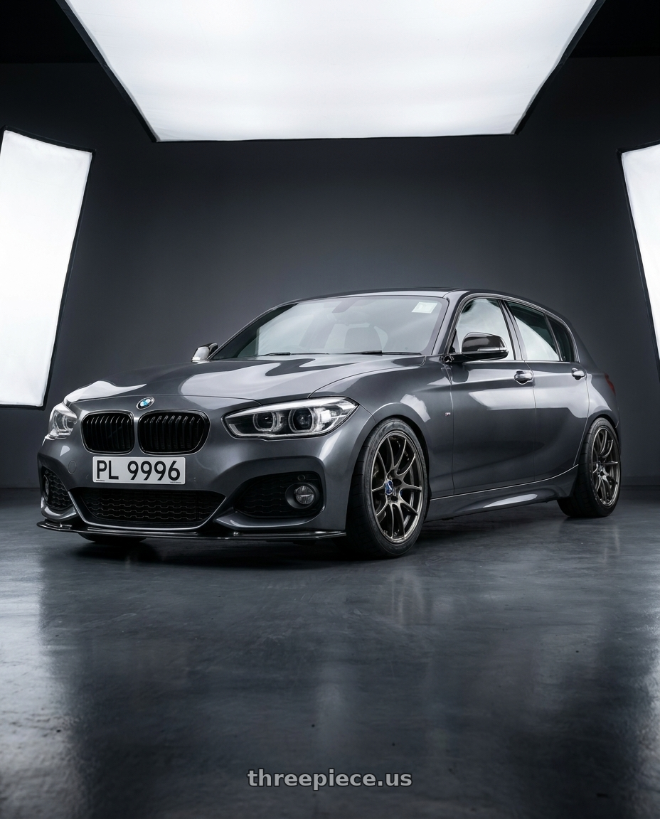 2018 bmw f20 lci msport with WedsSport TC105X 5x120 18x9.0+45 EJ Titan Face: R wheels