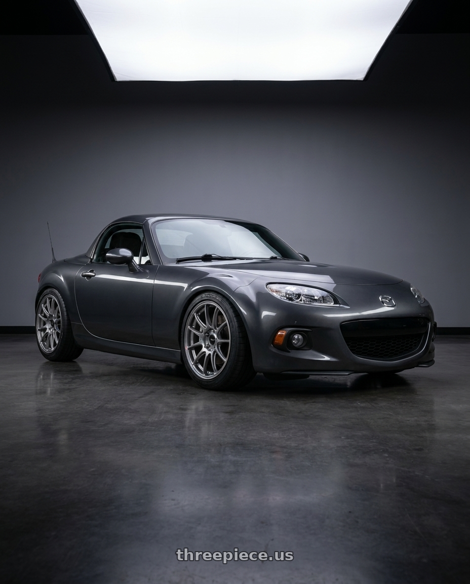 2014 Mazda Miata with Enkei Triumph 5x114.3 17x9+40 Storm Gray wheels