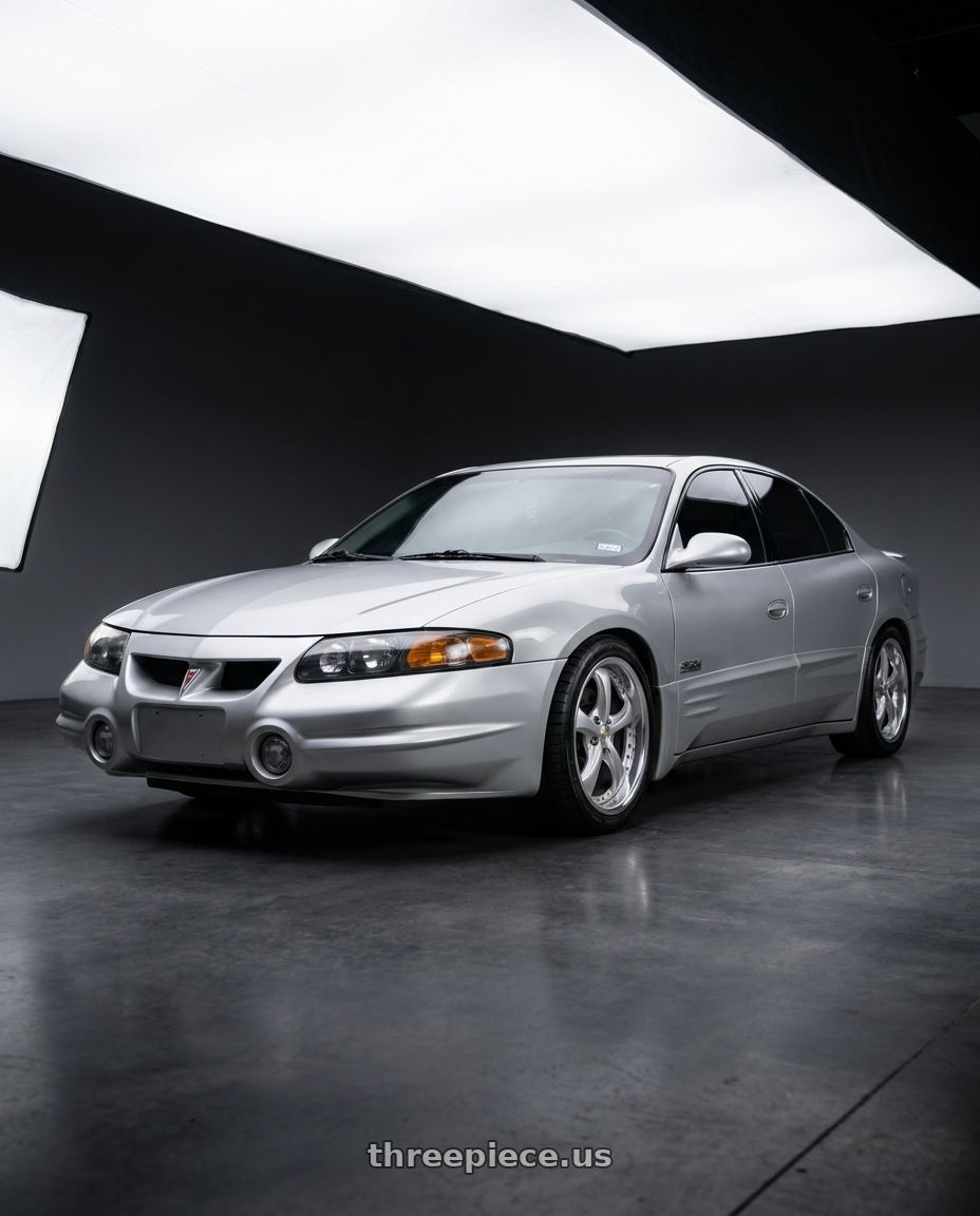 2000 Pontiac Bonneville SSEI with Work Wheels VS-KF 5x115 18x8+40 Light Grey Silver A Disk FULL REVERSE wheels