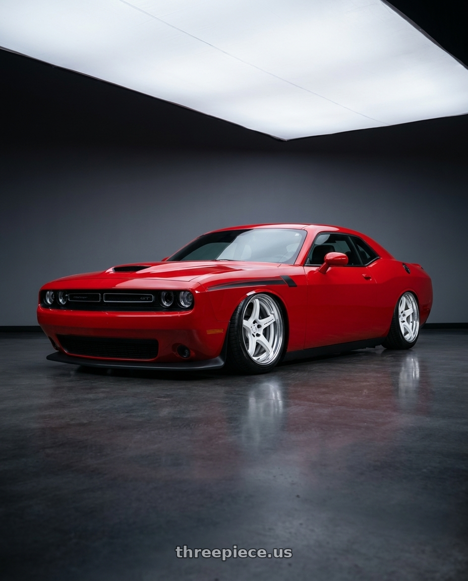 2021 Dodge Challenger GT AWD with Work T5R 2P 5x115 20x10.0 +18 WHITE wheels