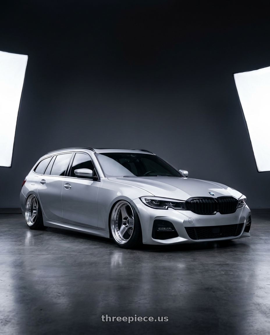2021 BMW G21 with Advan Racing ONI2 PROGRESSIVE 5x114.3 20x11.0 +15 MACHINING & DIAMOND CUT wheels
