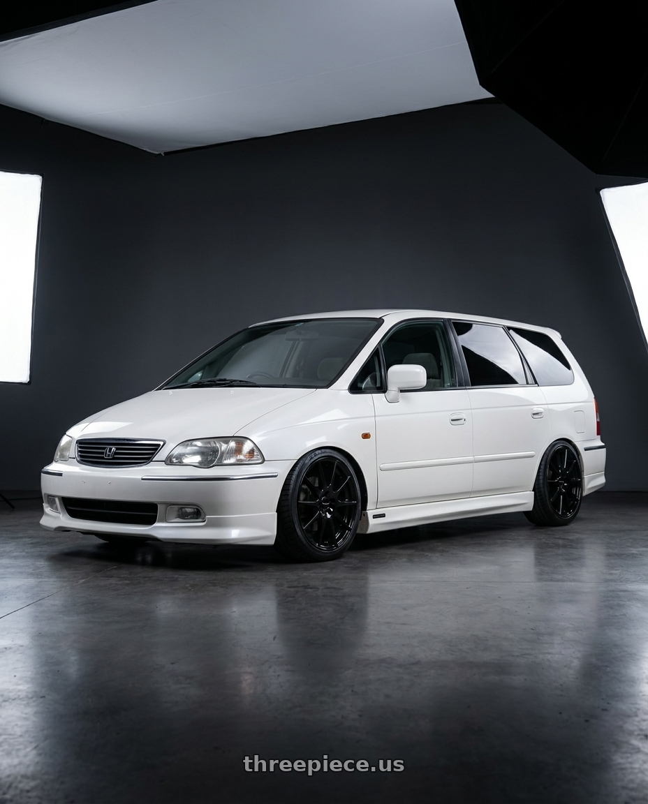 2000 Honda Odyssey Prestige with Vision Street-Designs 18 Hellion 5x114.3 17x7.5+40 Gloss Black wheels