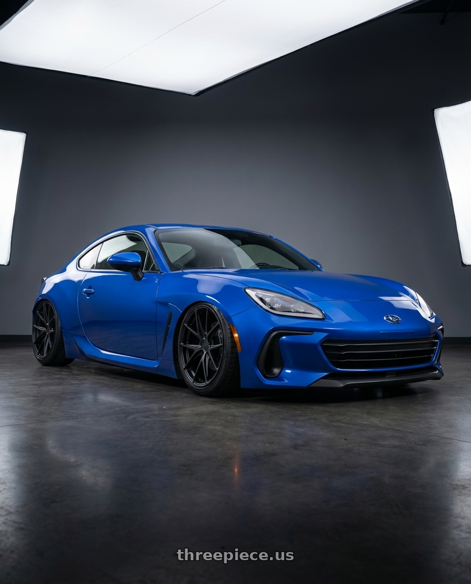 2024 Subaru BRZ with Niche 1PC M117 MISANO 5X114.3 18X8 +42 MATTE BLACK wheels