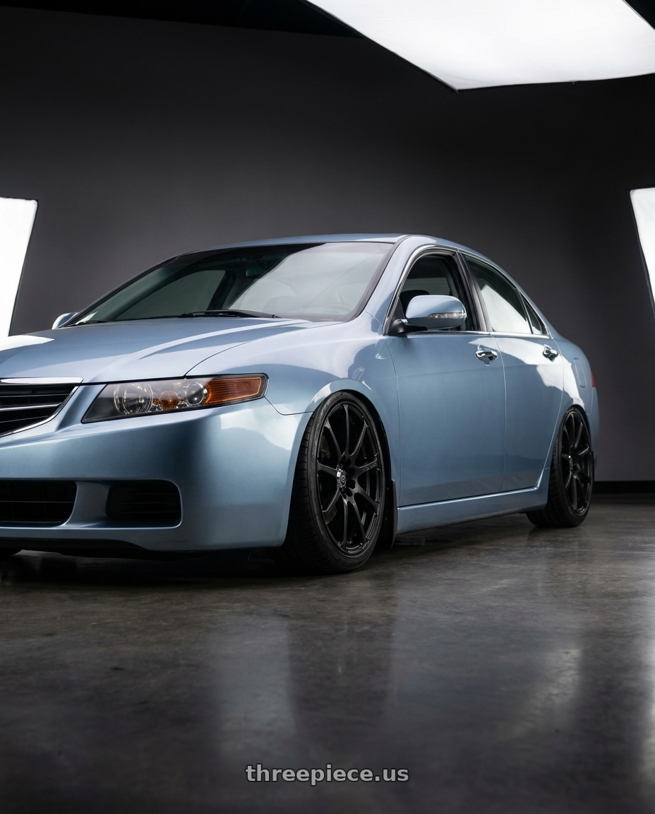2005 Acura Tsx with Enkei EDR9 5x100/114.3 17x8+38 Matte Black wheels