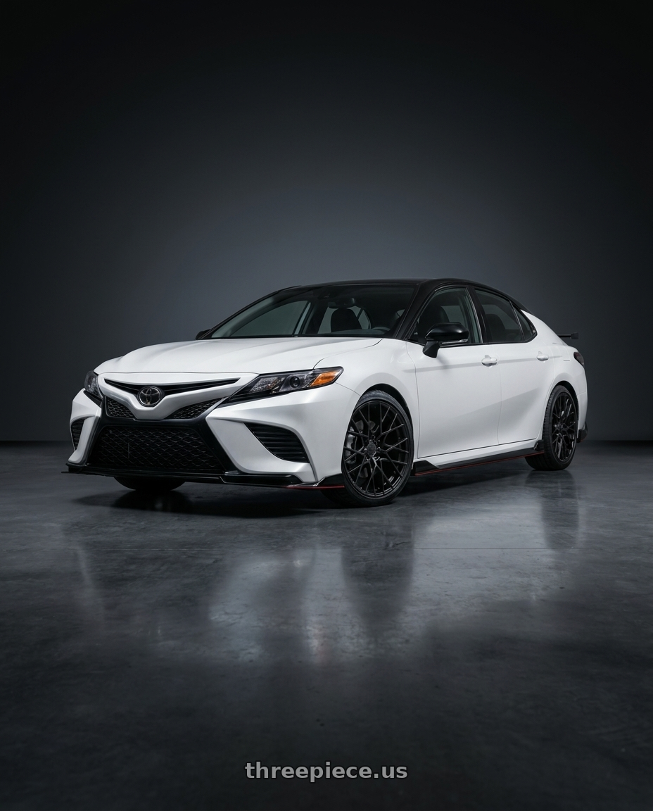 2021 Toyota Camry trd with TSW SEBRING 5X114.3 19X8.5 +40 MATTE BLACK wheels