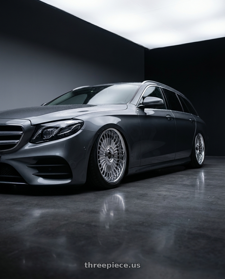 2020 Mercedes e300de  with Work Emitz Chrome 5x100 19x10.0 +38 wheels