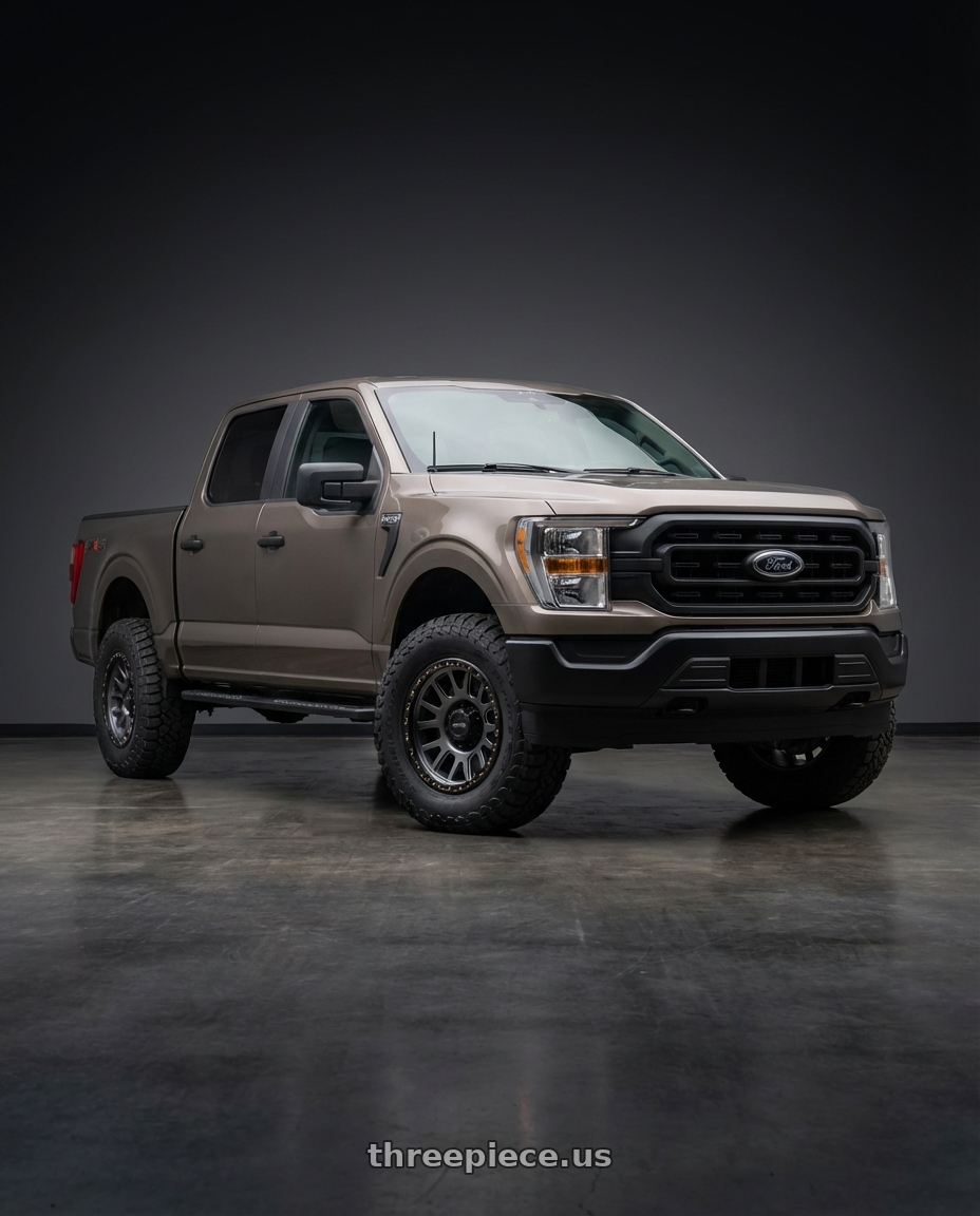 2019 Ford F-150 with Vision Off-Road 111 Nemesis 6x135 20x9+18 Gunmetal wheels