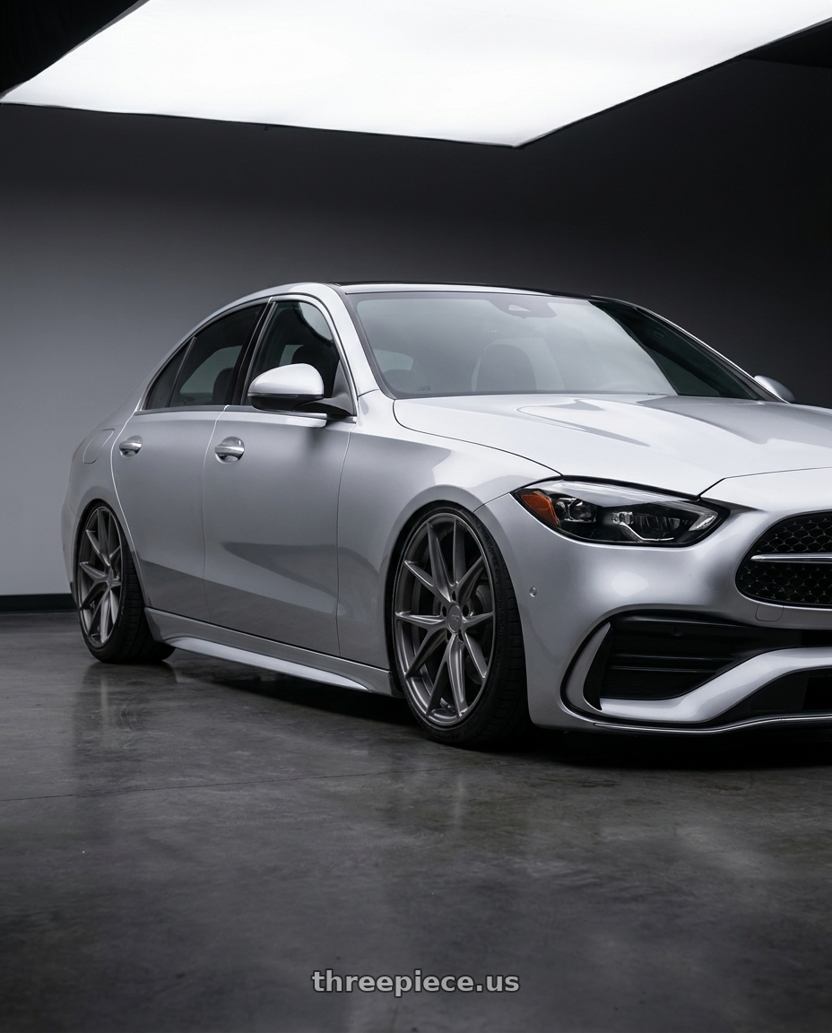 2022 Mercedes-Benz C-Class W206 with Niche 1PC M116 MISANO 5X112 19X9.5 +38 MATTE GUN METAL wheels