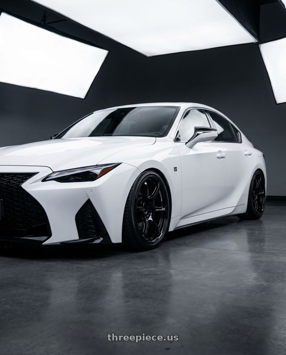 2018 Lexus IS 350 F Sport with Advan RGIII 5x114.3 19x8.5+38 Gloss Black wheels