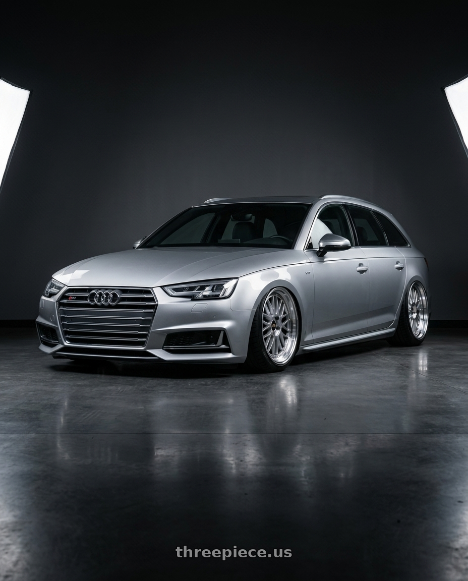 2016 Audi s4 avant with BBS LM 5x114.3 19x9.0+38 Diamond Silver wheels