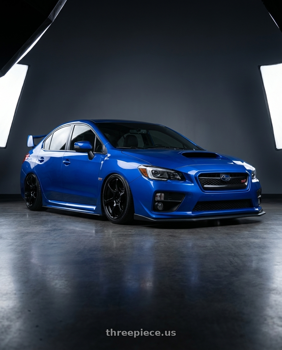 2018 Subaru WRX STI with Advan RGIII 5x114.3 18x8.5+31 Gloss Black wheels