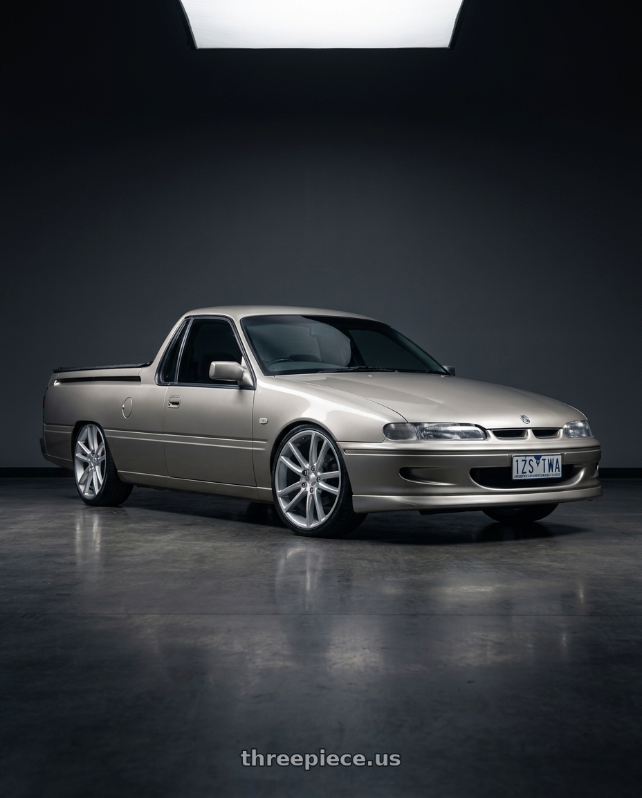 1999 vs commodore with Kansei K11S Tandem 5X120 19x9.5 22 Hyper Silver wheels