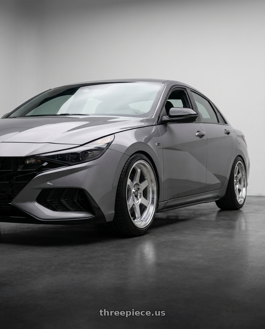 2023 Hyundai Elantra n line with MST Wheels Time Attack 4x100/4x114.3 15x8.0 +0 Machined wheels