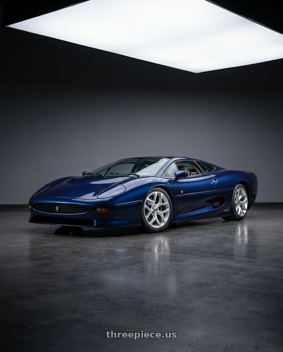 1994 jaguar xj220, serene indigo with Strada OE Replica Snowflake 6x139.7 20x9 +24 Silver Machined wheels
