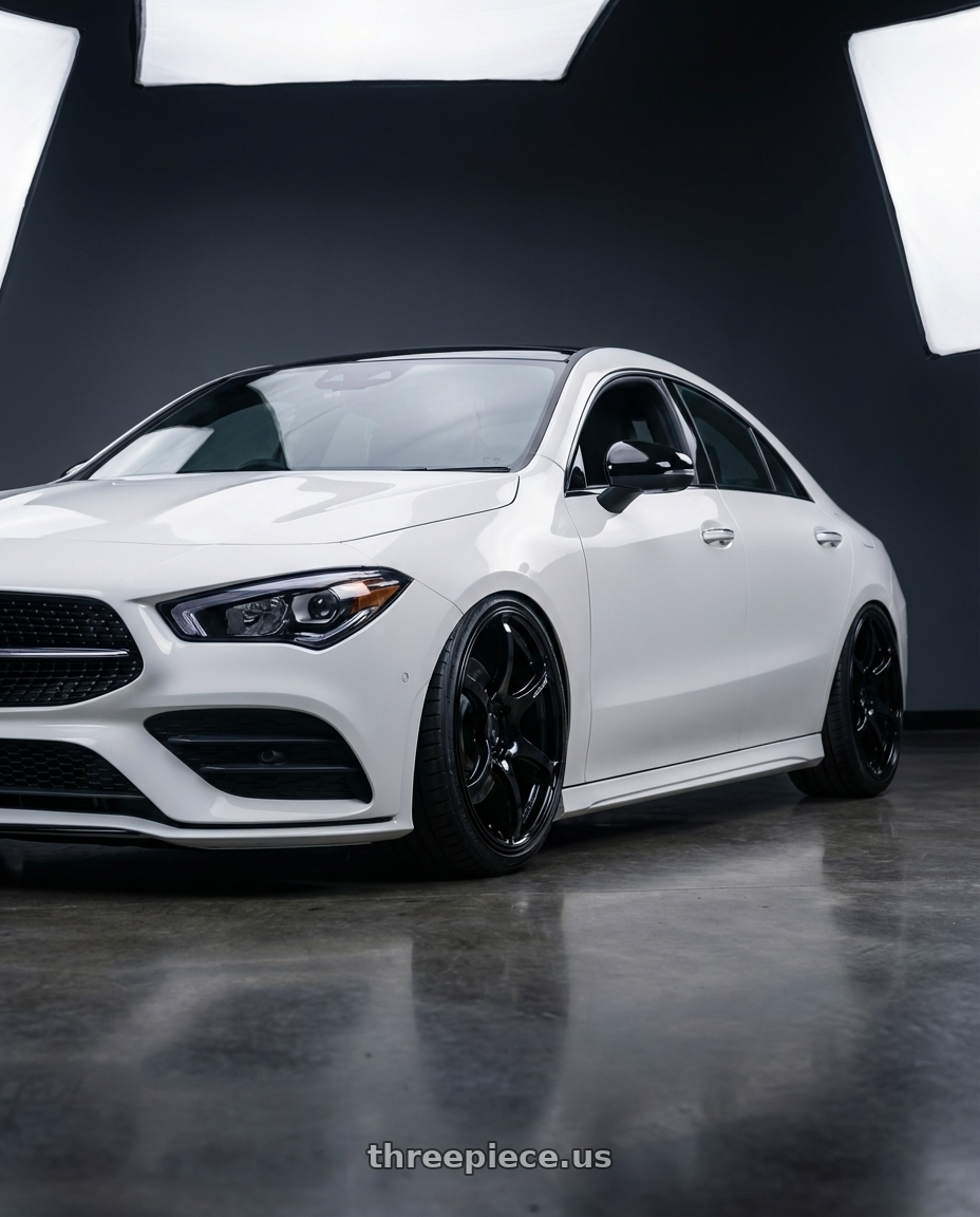 2023 Mercedes-Benz CLA C118 with Advan RGIII 5x112 19x8.5+45 Gloss Black wheels