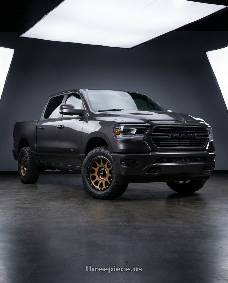 2021 Ram 1500 Laramie with Method Race Wheels 305BZ NV 6x139.7 18x9 -12 METHOD BRONZE wheels