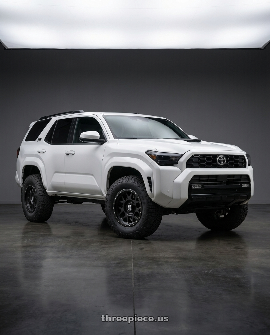 2022 Toyota 4Runner with XD XD127 BULLY 6X139.7 17X8.5 +0 SATIN BLACK WITH REINFORCING RING wheels