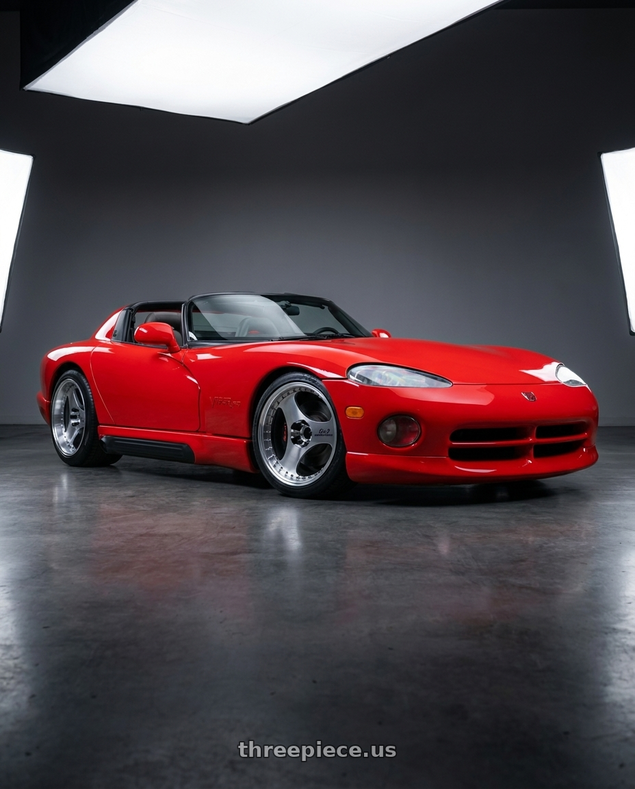 1992 dodge viper with Advan Racing ONI2 PROGRESSIVE 5x114.3 20x11.0 +05 MACHINING & DIAMOND CUT wheels