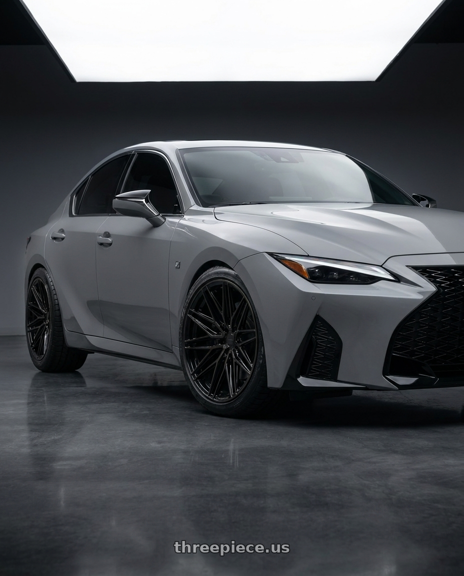 2024 Lexus IS500 F sport with VOSSEN HF6-5 6X139.7 22x10 +-18 TINTED GLOSS BLACK wheels