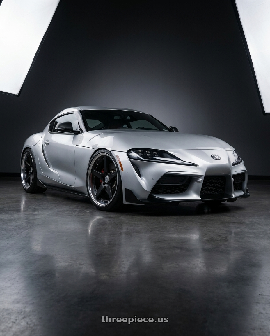 2020 gr supra premium with Work Gnosis Gr203 5x112 20x10.5+38 W Disk Matte Black wheels