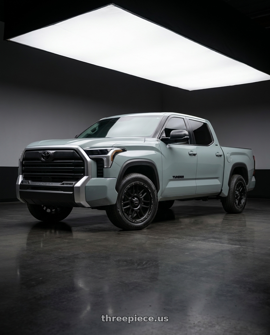 2024 Toyota Tundra with Vision Off-Road 111 Nemesis 6x135 18x9+18 Matte Black wheels