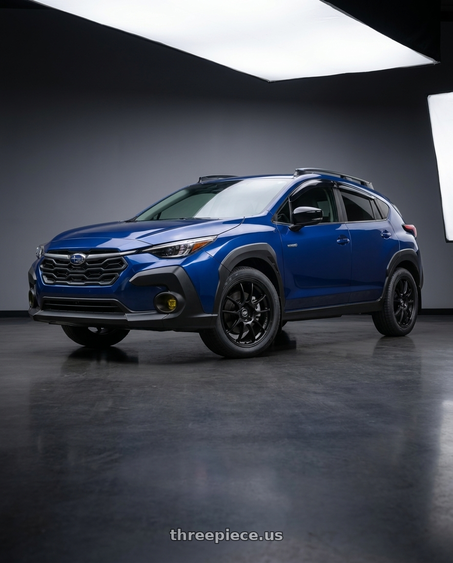2026 Subaru Crosstrek with Enkei PF01 5x114.3 17x8+50 Black wheels
