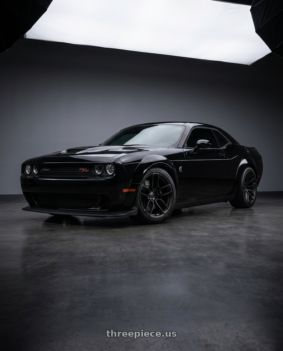 2021 Dodge Challenger R T with MRR M392 5x115 20x9.5  +12 Matte Black fit Charger Challenger wheels
