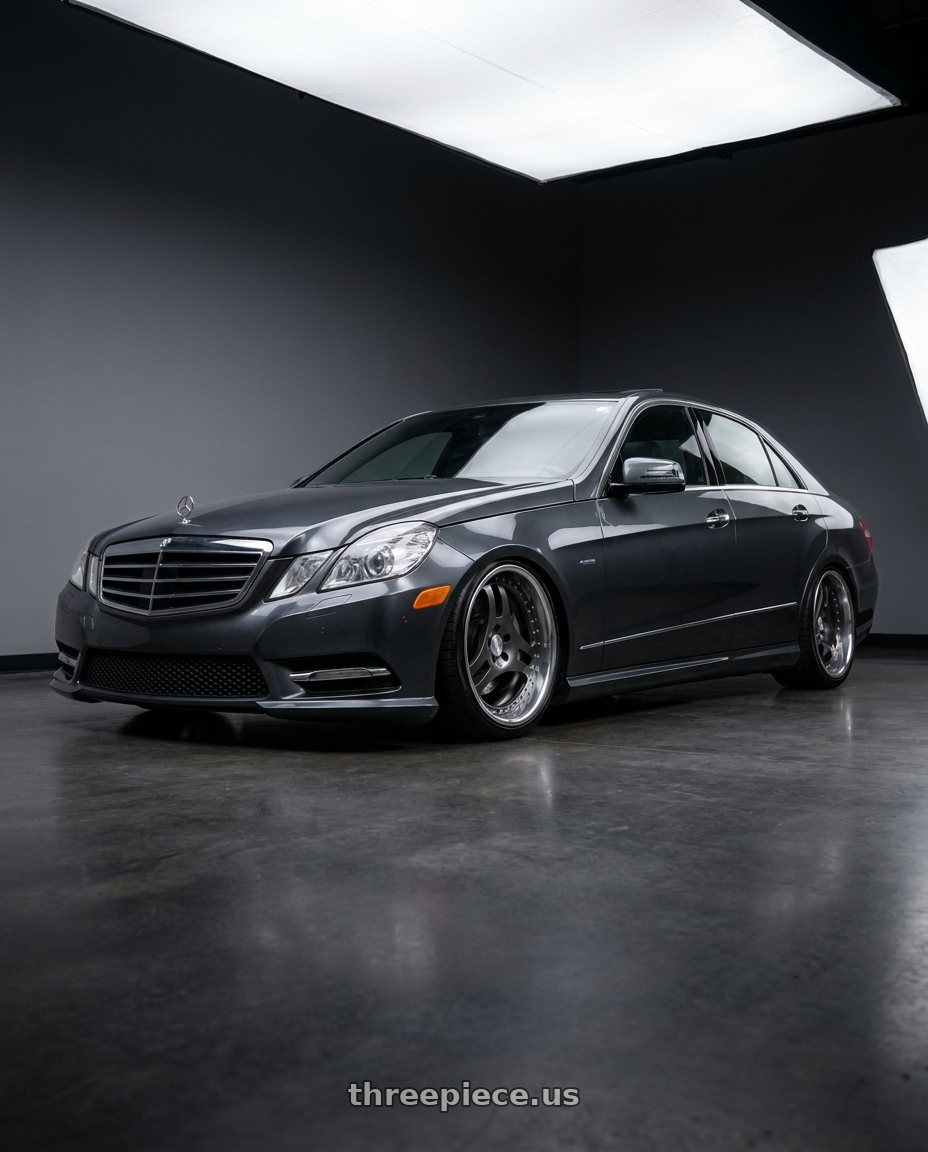 2012 Mercedes E550 with Heritage Wheel TSUKUBA wheels