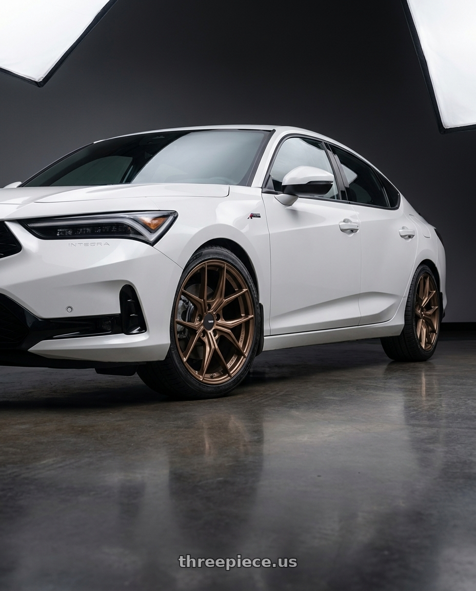 2025 Acura Integra Elite A-Spec with Enkei TSR-X 5x114.3 18x8.5+38 Gloss Bronze wheels
