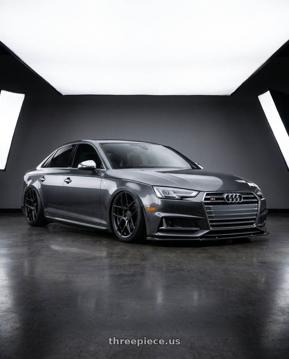 2023 Audi S4 B9 with Aodhan AFF2 5x112 20x9+30 Matte Black wheels