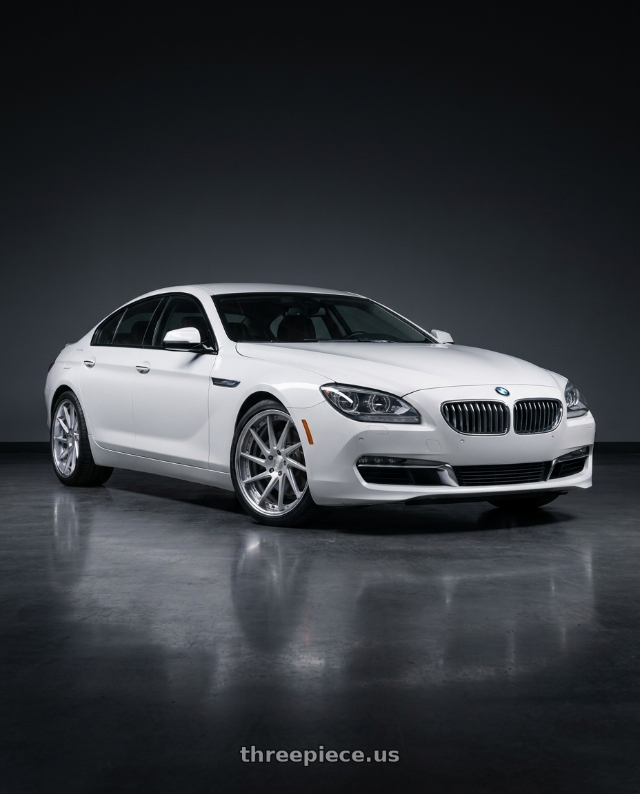 2016 bmw b6 alpina  with Work Gnosis Cvs 5x114.3 19x8+45 H Disk Matte Silver wheels